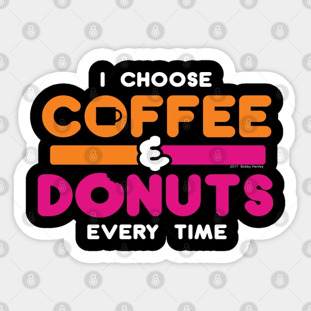 Coffee & Donuts Sticker by Illustratorator